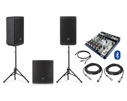 Акустическая система JBL IRX112BT с сабвуфером + микшер | 1700Вт